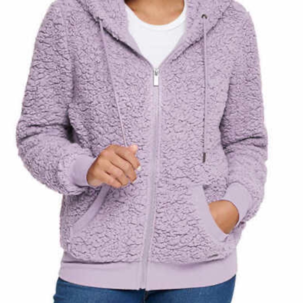 NWT! Marc New York Fleece Zip Up Jacket with Hood - XXL